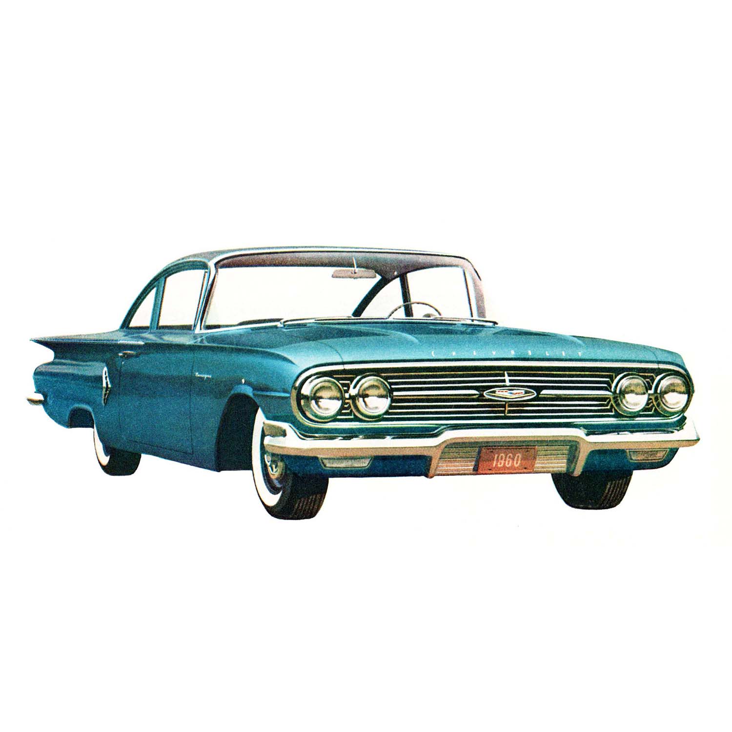 Chrome Outside Mirror Assembly For Chevrolet 61-62 Full-Size Cars & 60-63 Trucks – Unbranded, New