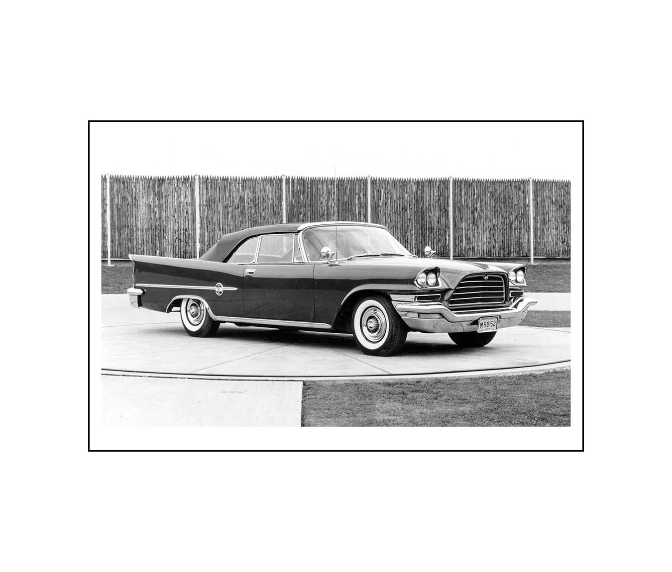 Miniature Brooklin 1/43 – Chrysler 300E Convertible 1959 (métal Champagne)