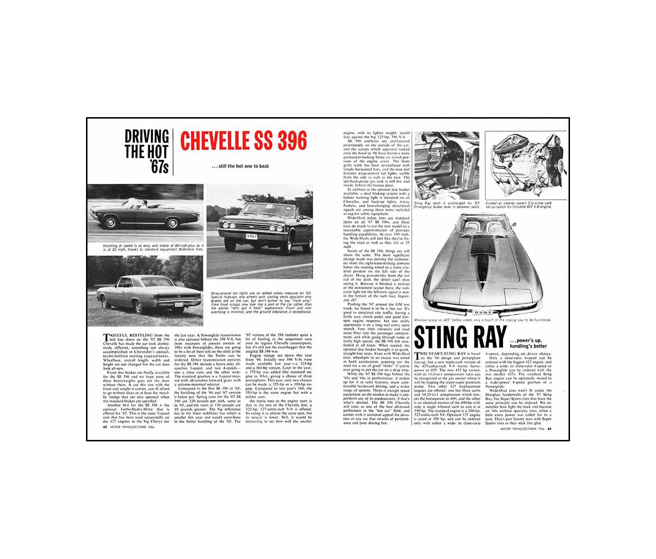 1967 Chevrolet Chevelle SS 396 and Corvette Drives - Motor Tre…