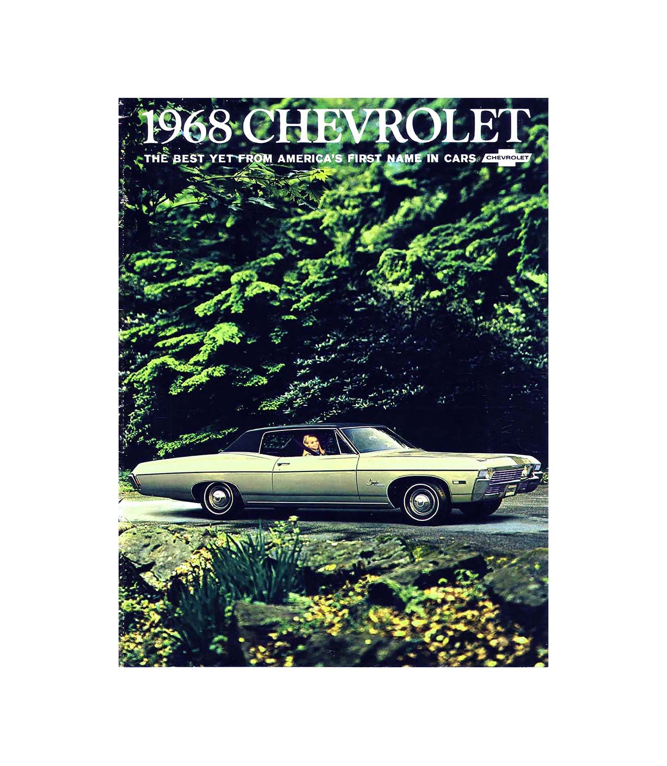 1968 chevrolet full size car deluxe brochure over drive magazine